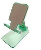 Soporte para celular o tablet de mesa color verde aguamarina