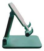 Soporte para celular o tablet de mesa color verde aguamarina