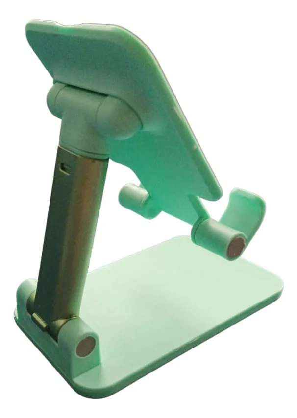 Soporte para celular o tablet de mesa color verde aguamarina