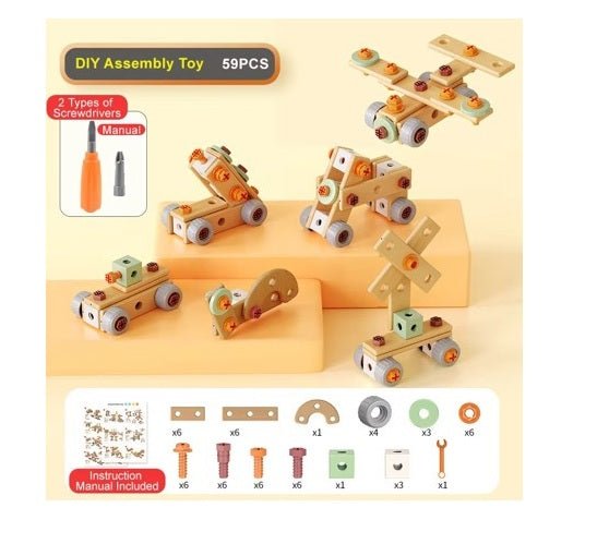 Juguete Para Armar 59pcs Didactico