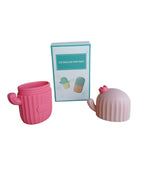 Molde silicón cactus para masaje facial con hielo skincare