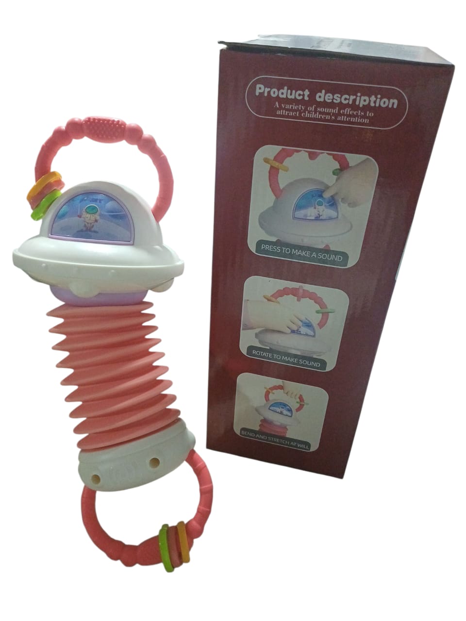 Juguete Acordeón Interactivo Para Bebés No Necesita Baterías