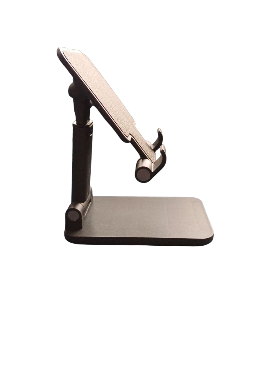 Soporte para celular o tablet de mesa color negro