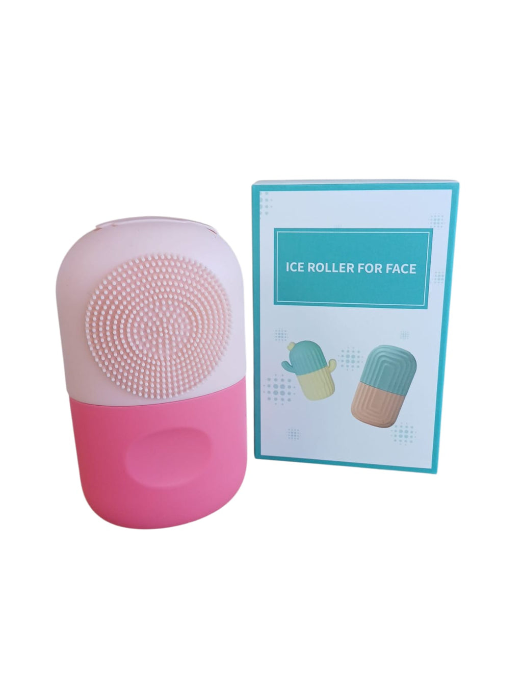 Molde silicón cepillo para masaje facial con hielo skincare