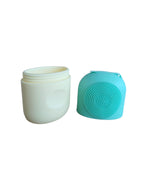 Molde silicón cepillo para masaje facial con hielo skincare verde/amarillo