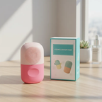 Molde silicón cepillo para masaje facial con hielo skincare